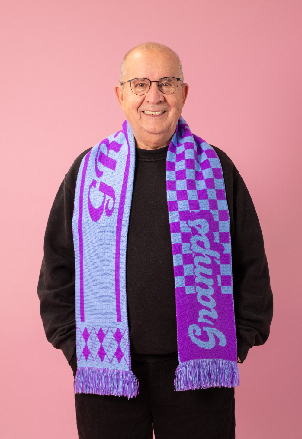 Logo Scarf Purple