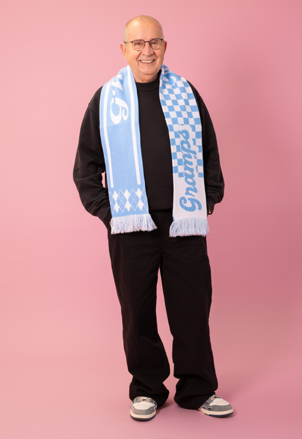 Logo Scarf Light Blue