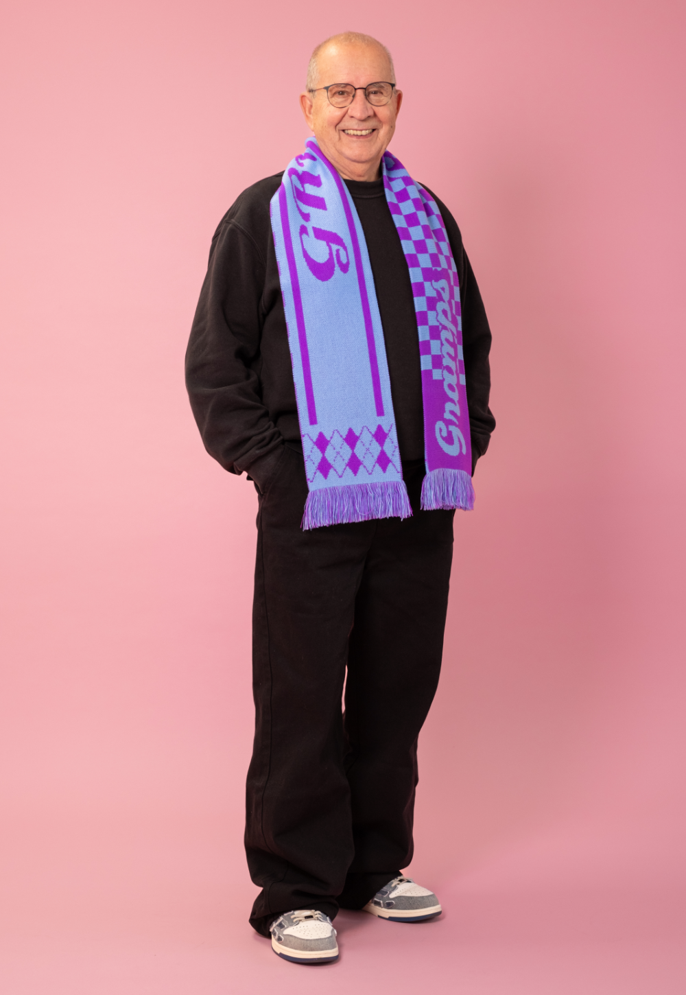 Logo Scarf Purple