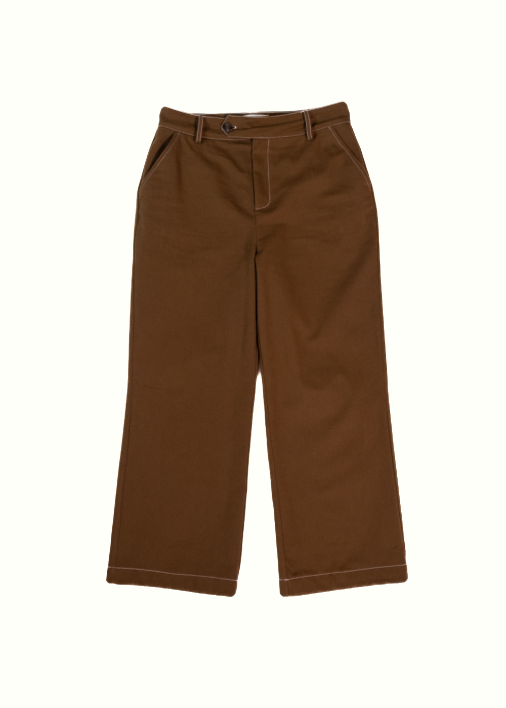 Antique Brown Flared Pants