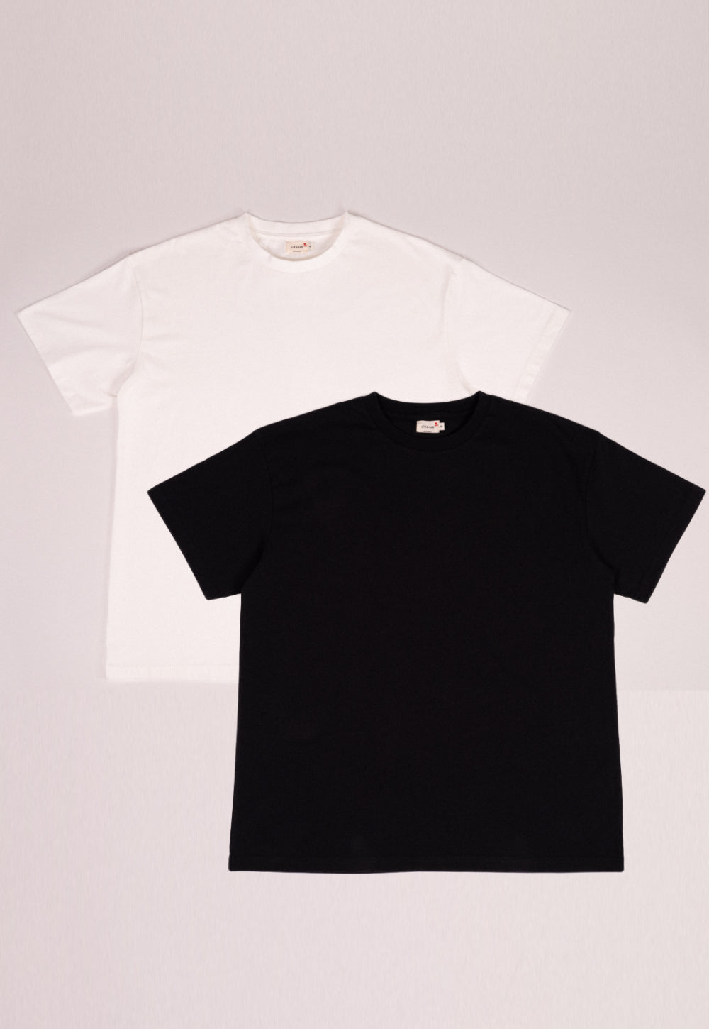 Double Pack T-Shirt Black/Cream